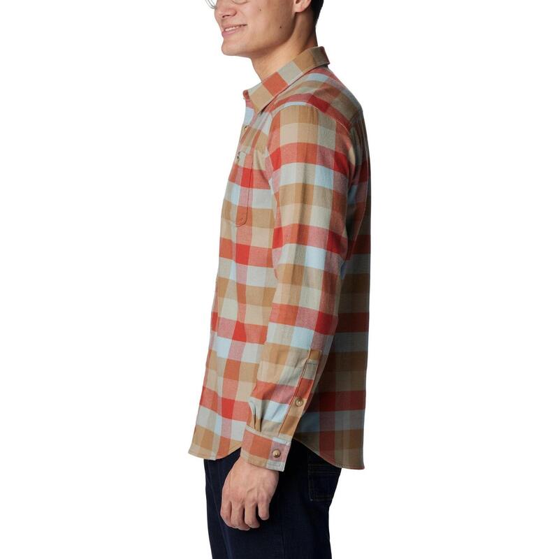 Langarmhemd Cornell Woods Flannel Long Sleeve Shirt Herren - rot