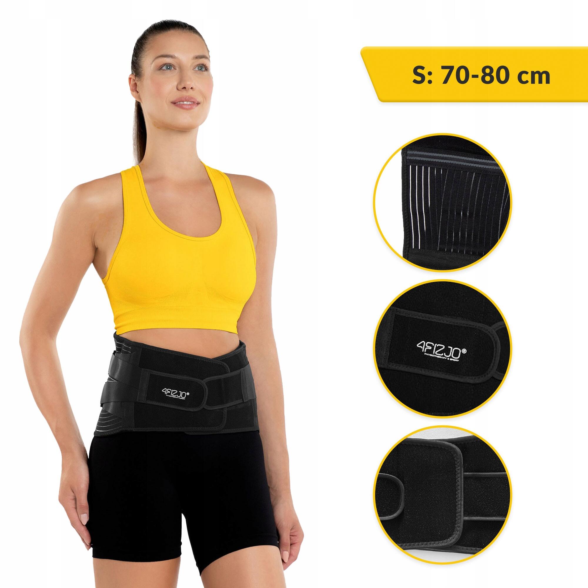 4FIZJO Lendenwirbelsäulen-Stützgürtel S – Orthopädischer Rückenstützgürtel 2/7