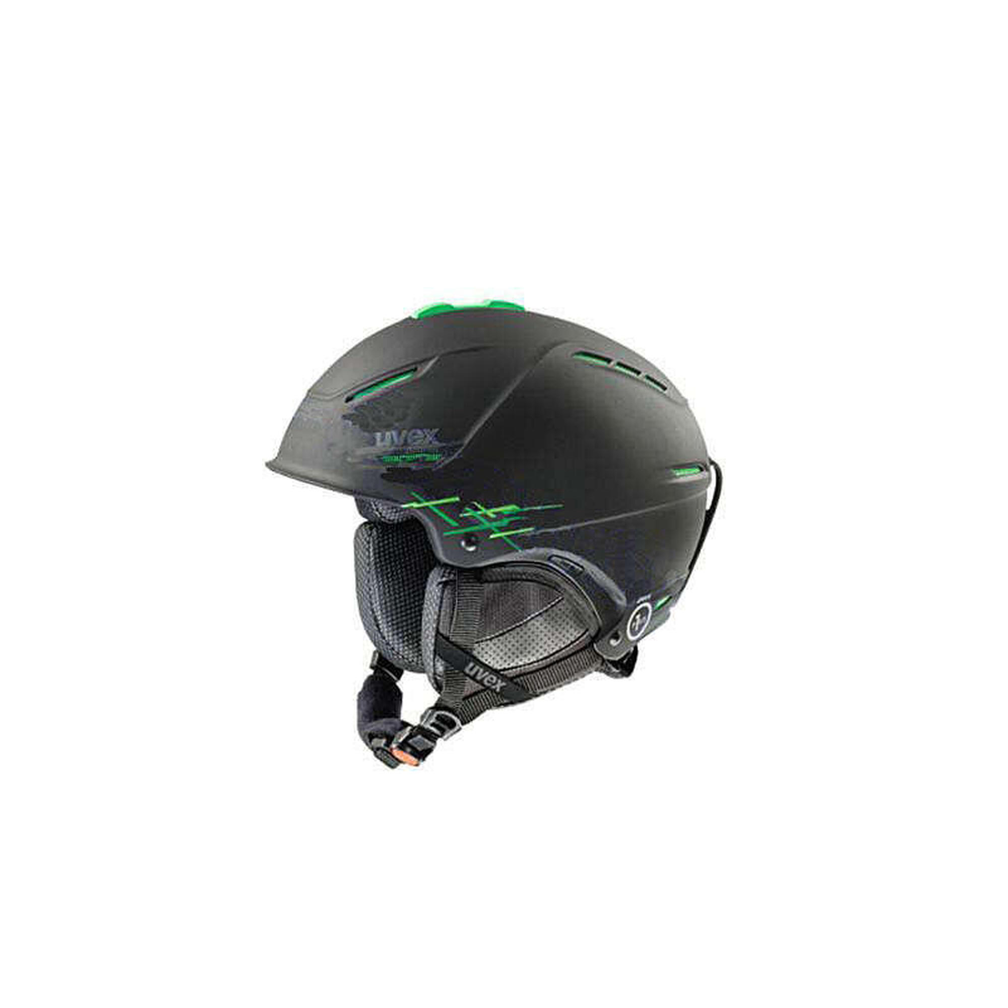 Kask Narciarski Unisex Uvex P1us Pro Black Green