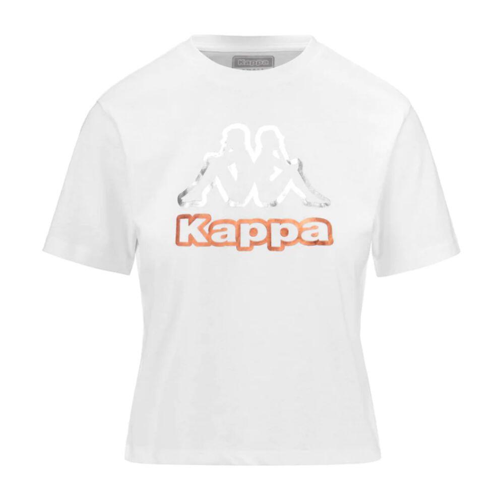 CAMISETA MUJER KAPPA LOGO FALELLA. White 381R3UW 4/4