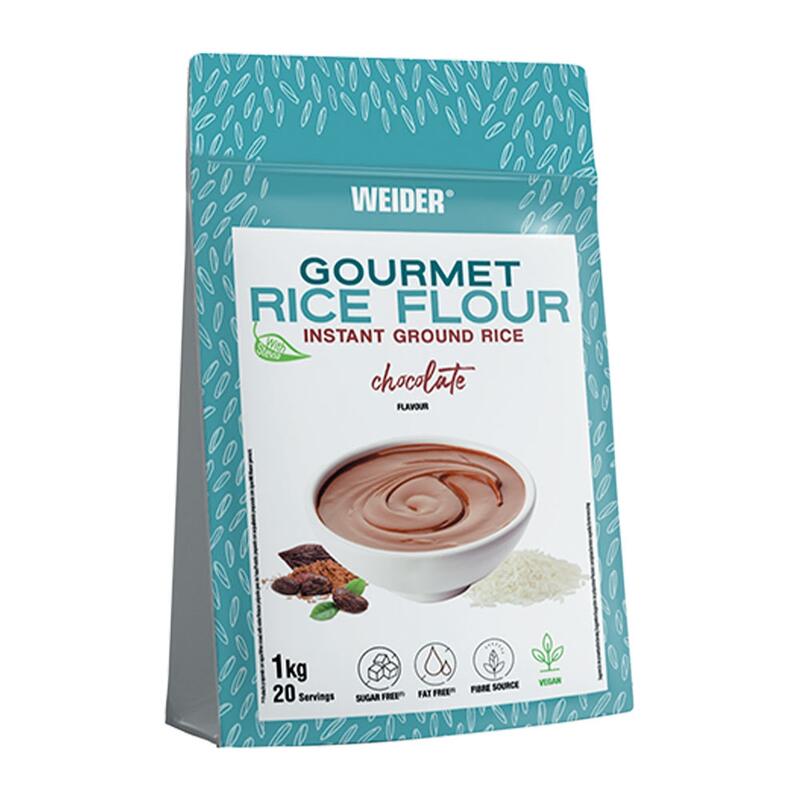 Weider - Gourmet Rice Flour 1 kg - Harina de arroz -  Sabor: Chocolate