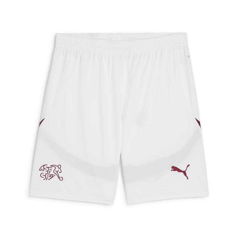 Pánské fotbalové kraťasy Švýcarsko PUMA White Team Regal Red