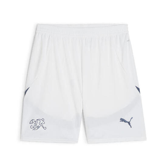 Short de football 2024 Suisse Homme PUMA White Icy Blue