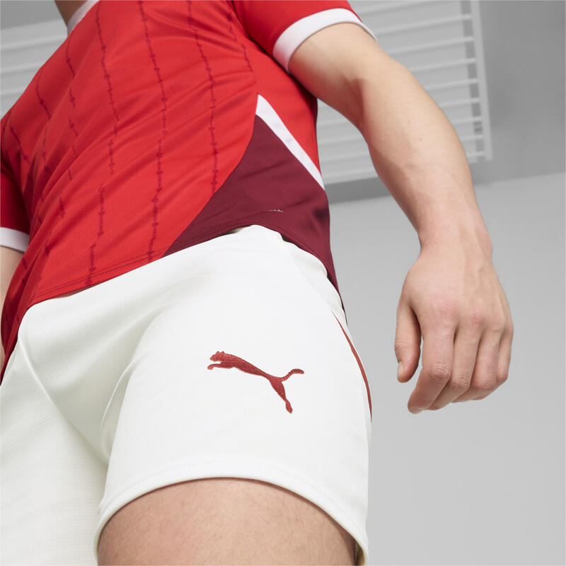 Pánské fotbalové kraťasy Švýcarsko PUMA White Team Regal Red