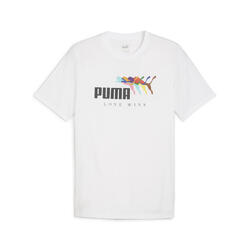 Camiseta ESS+ LOVE WINS Hombre PUMA White