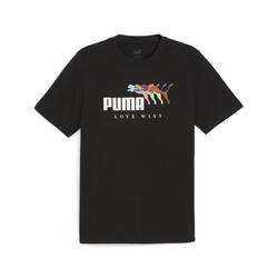 Camiseta ESS+ LOVE WINS Hombre PUMA Black