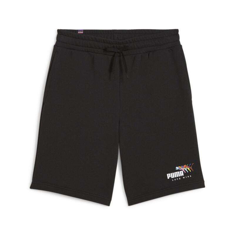 ESS+ LOVE WINS short voor heren PUMA Black