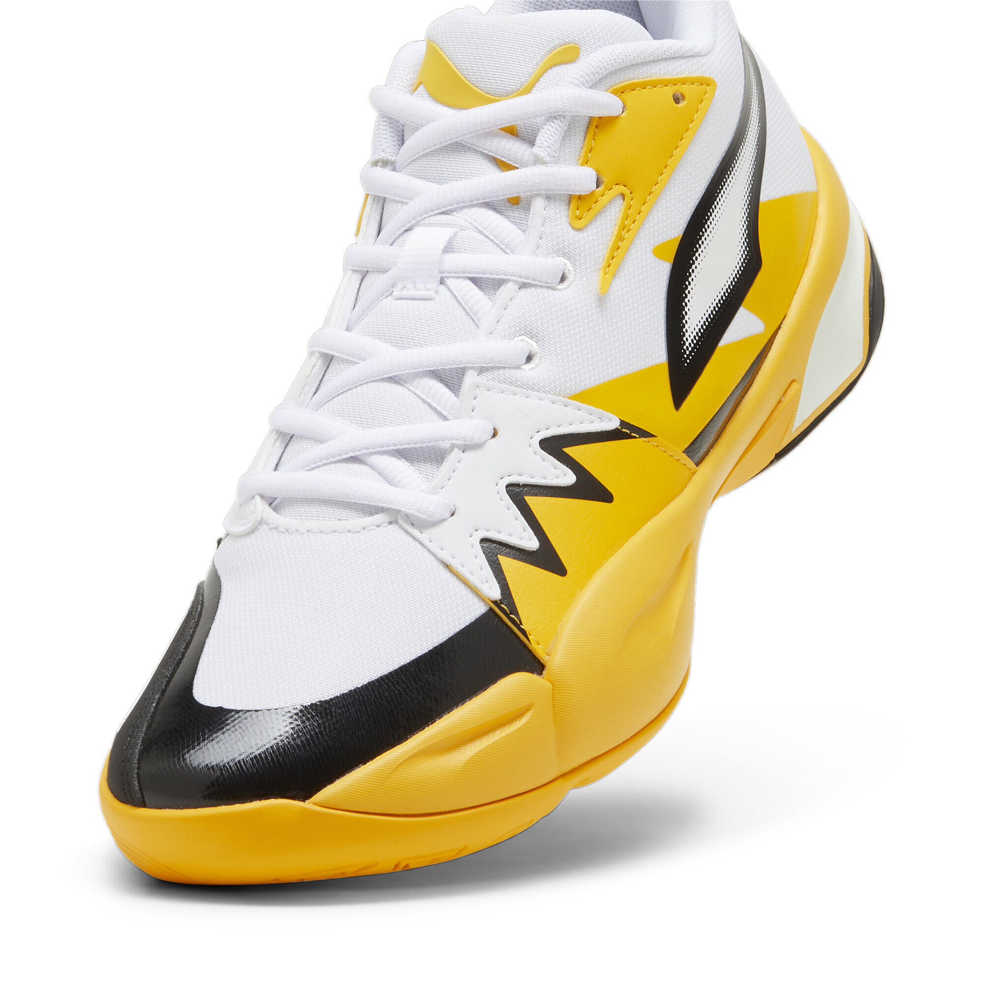Scarpe da basket Genetics PUMA White Yellow Sizzle 6/6