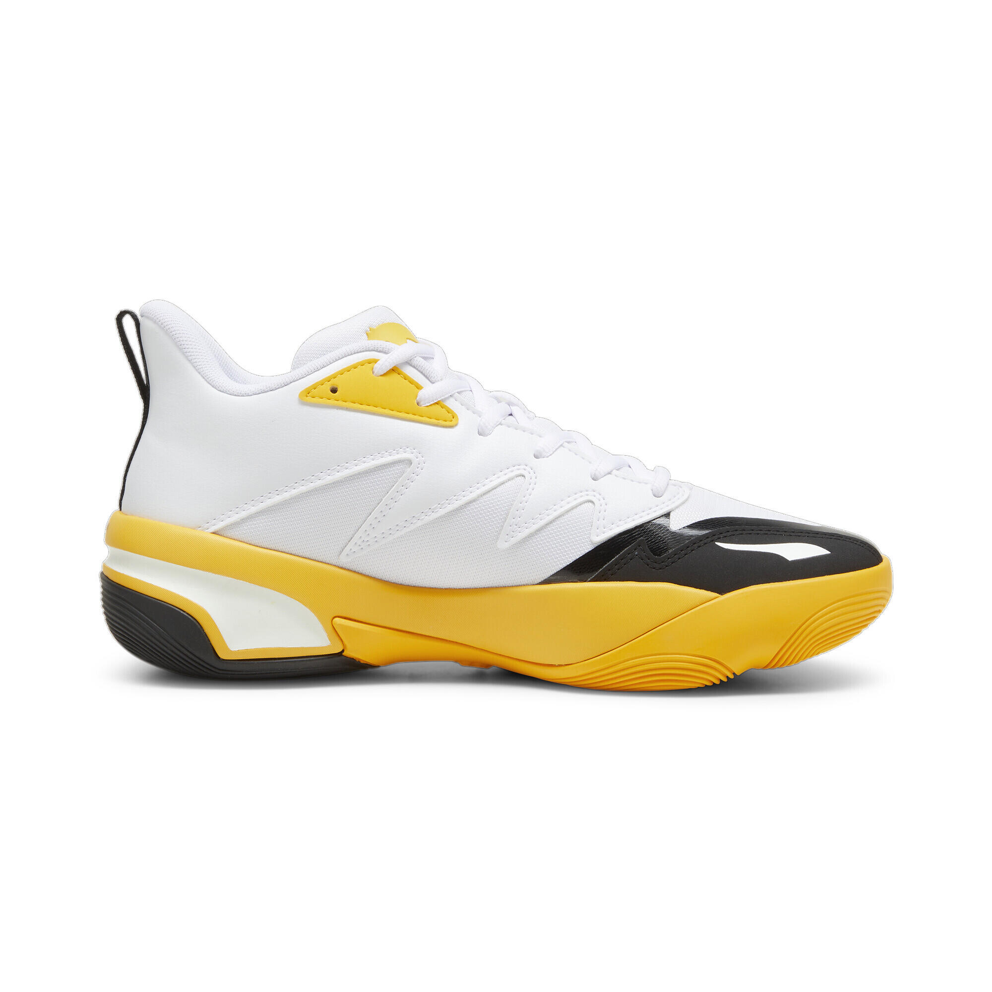 Scarpe da basket Genetics PUMA White Yellow Sizzle 5/6