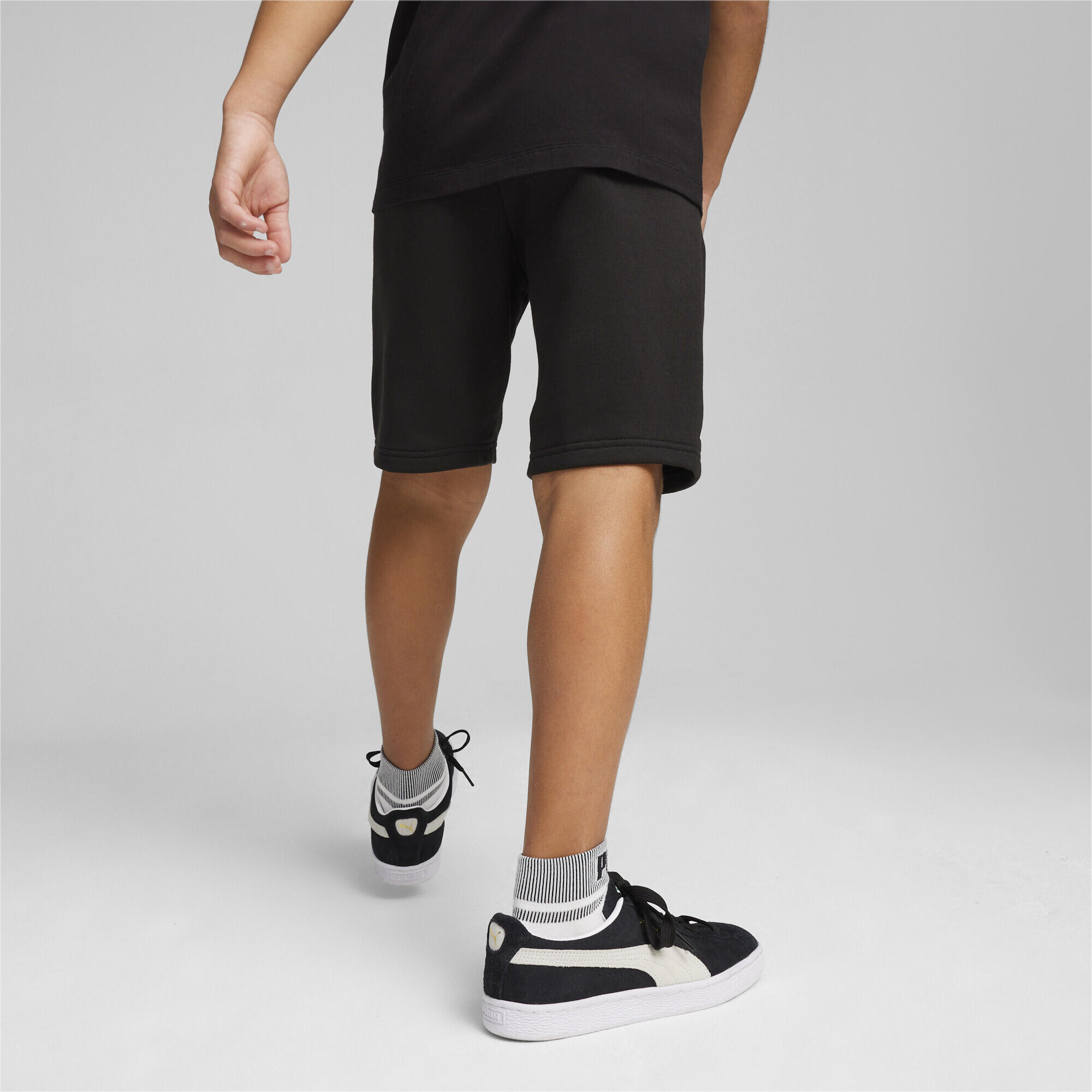 Shorts da allenamento ESS+ MID 90s da ragazzo PUMA Black 3/5