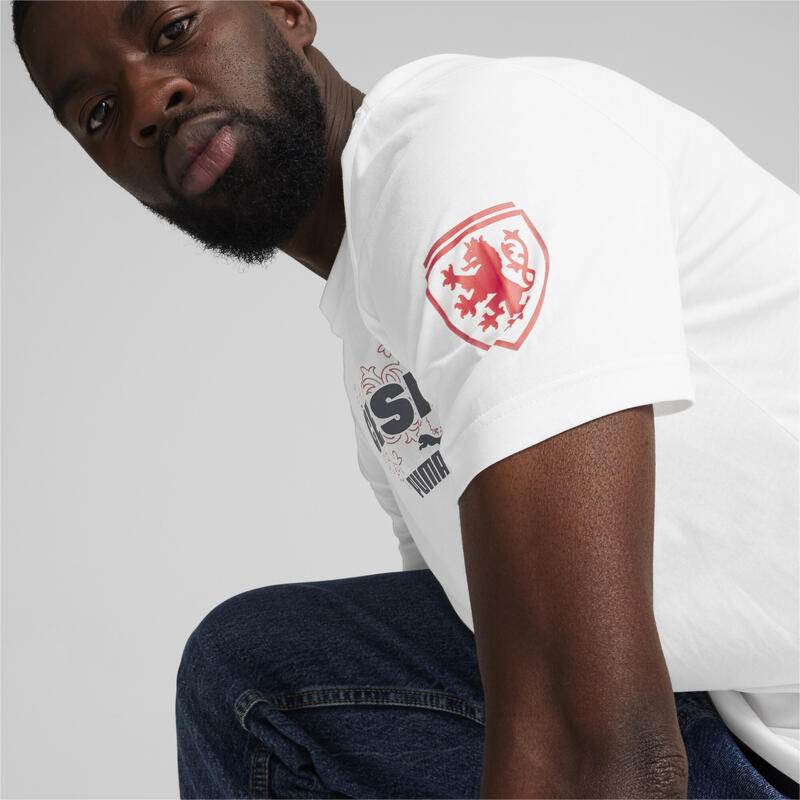 T-shirt Ftblicons République Tchèque PUMA White For All Time Red