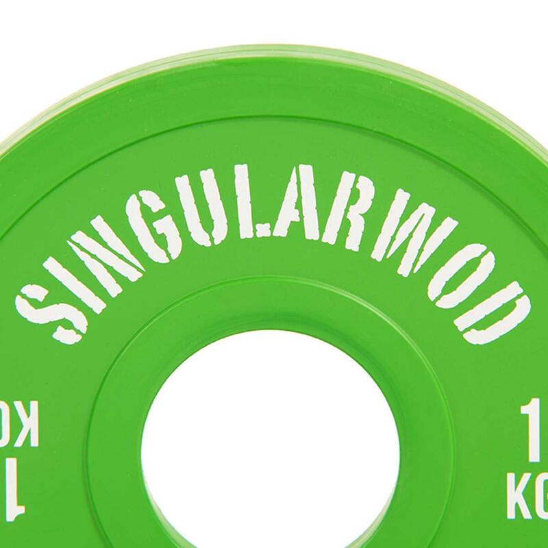 Plaques De Poids Fractionnaires 0,25kg à 1kg | Acier Coloré - Pour Haltérophilie Et Fitness