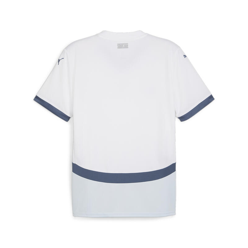 Camiseta de visitante de Suiza 2024 de fútbol Hombre PUMA White Icy Blue