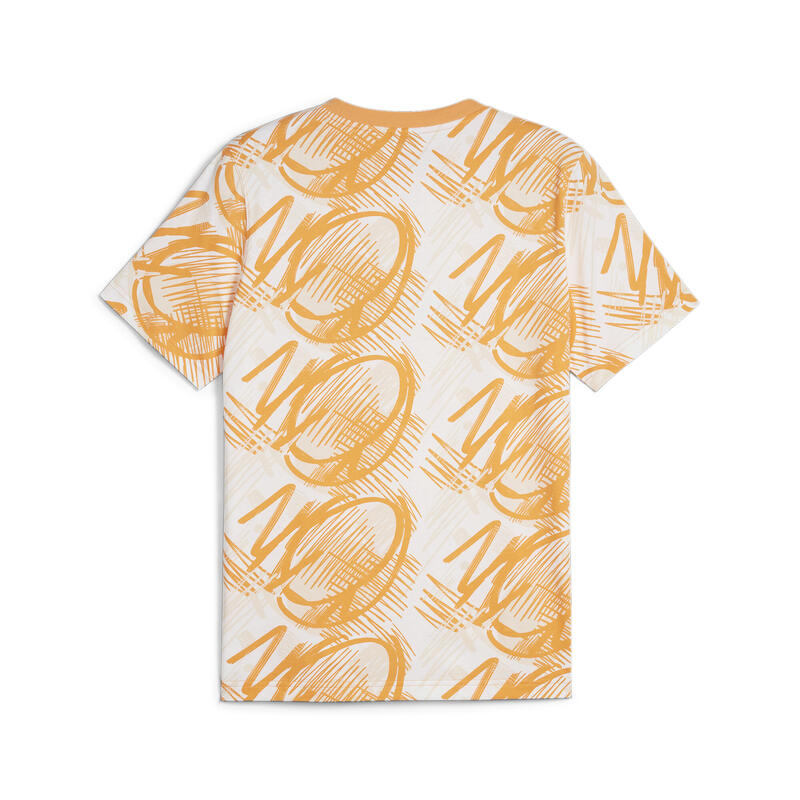 T-shirt PUMA POWER da uomo PUMA Clementine Orange