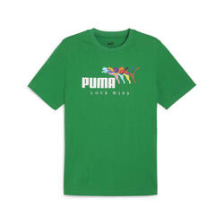 Camiseta ESS+ LOVE WINS Hombre PUMA Meadow Green