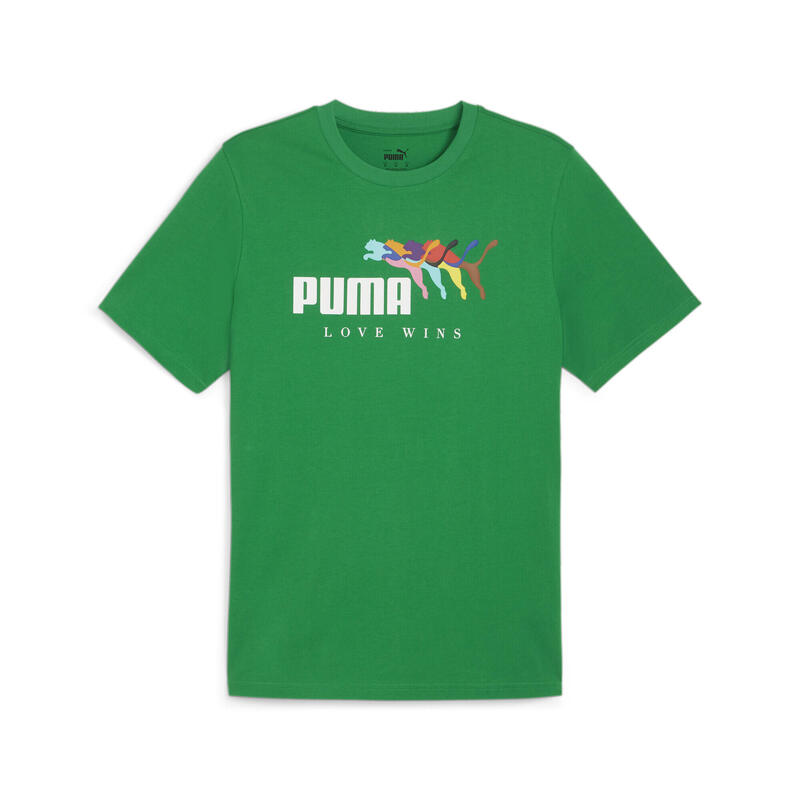 ESS+ LOVE WINS T-Shirt Herren PUMA Meadow Green