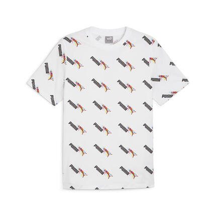 ESS+ LOVE WINS T-shirt voor heren PUMA White