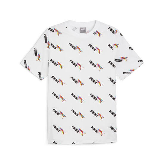 ESS+ LOVE WINS T-shirt voor heren PUMA White