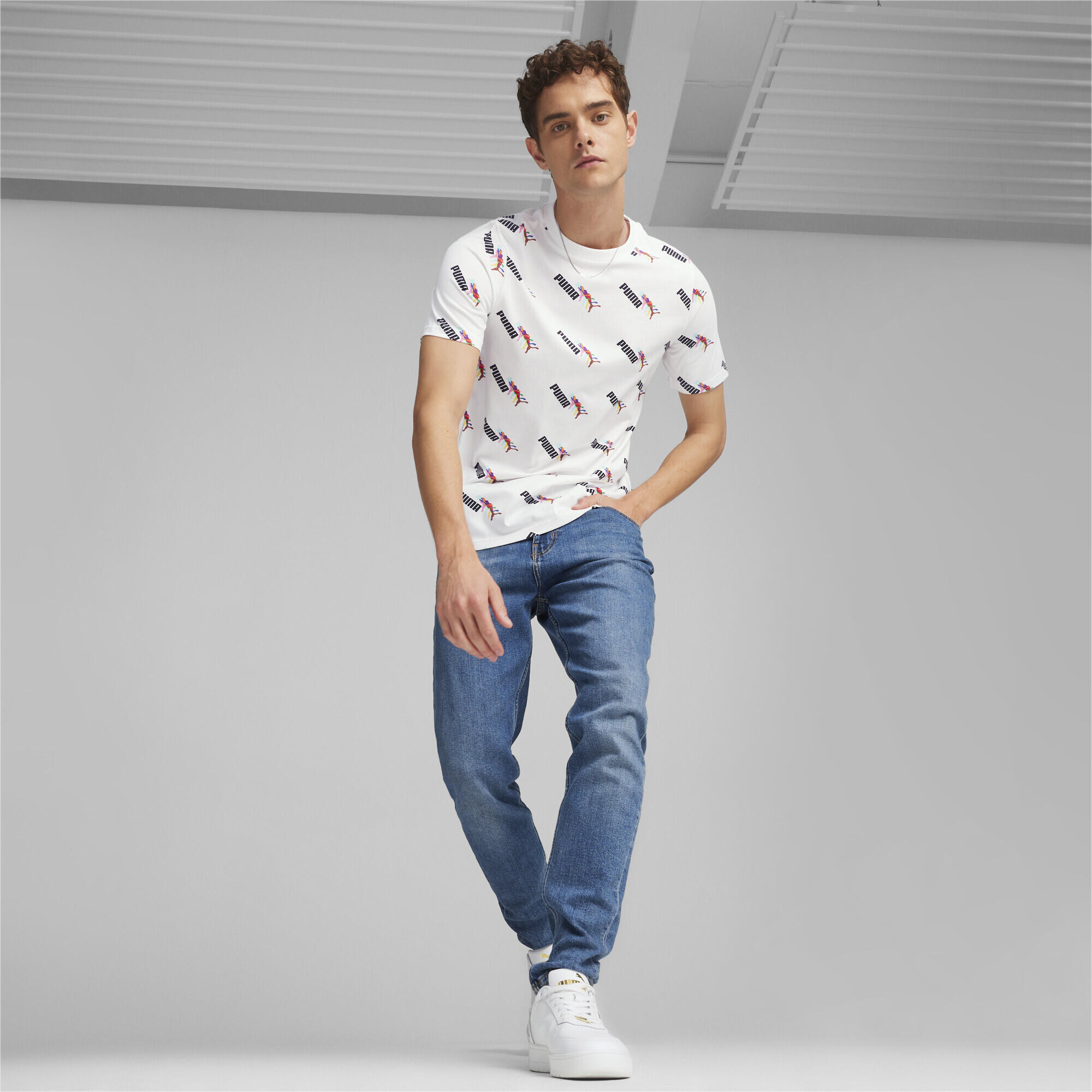 Camiseta ESS+ LOVE WINS Hombre PUMA White 4/5