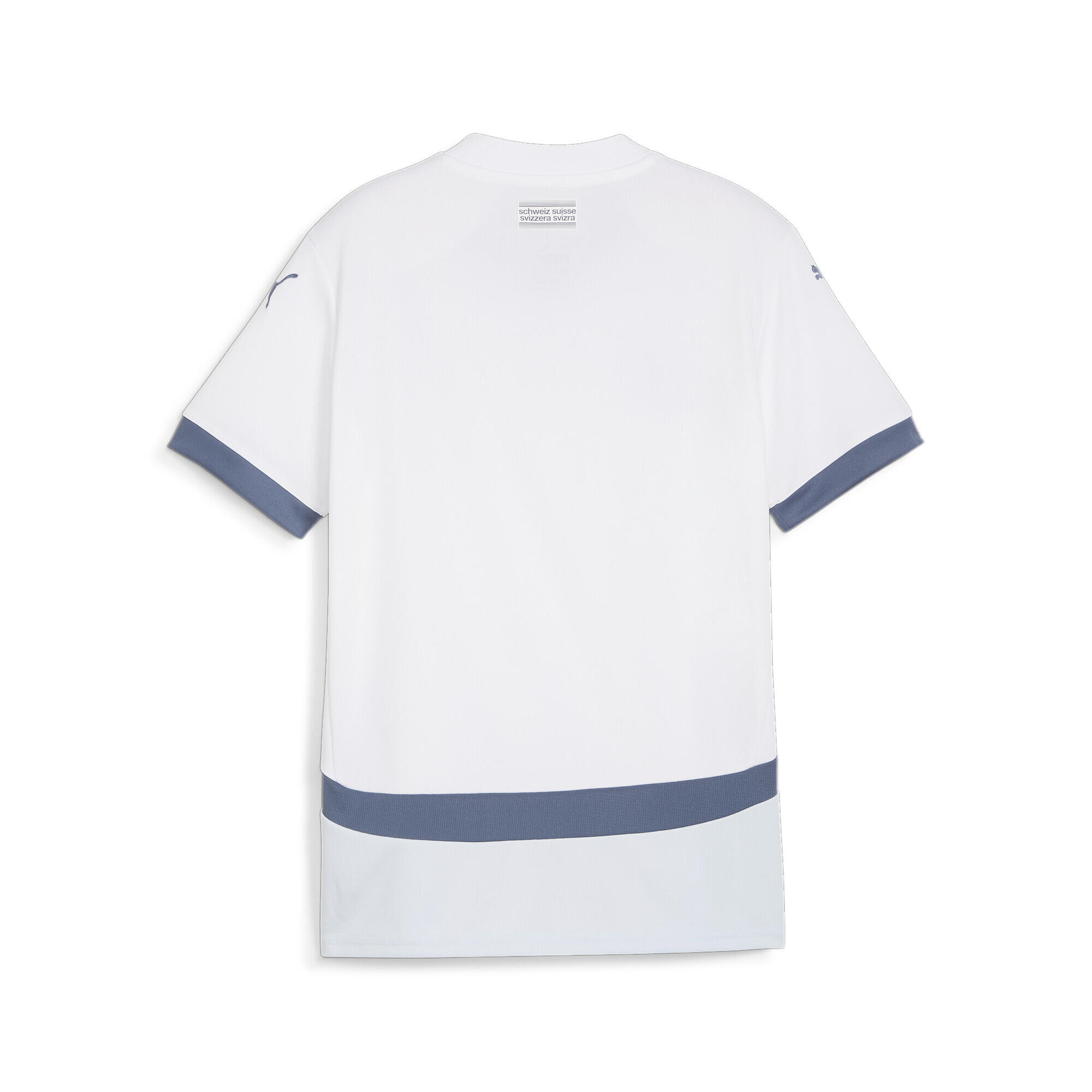 Maillot de football Away Suisse 2024 Enfant et Adolescent PUMA White Icy Blue 6/6