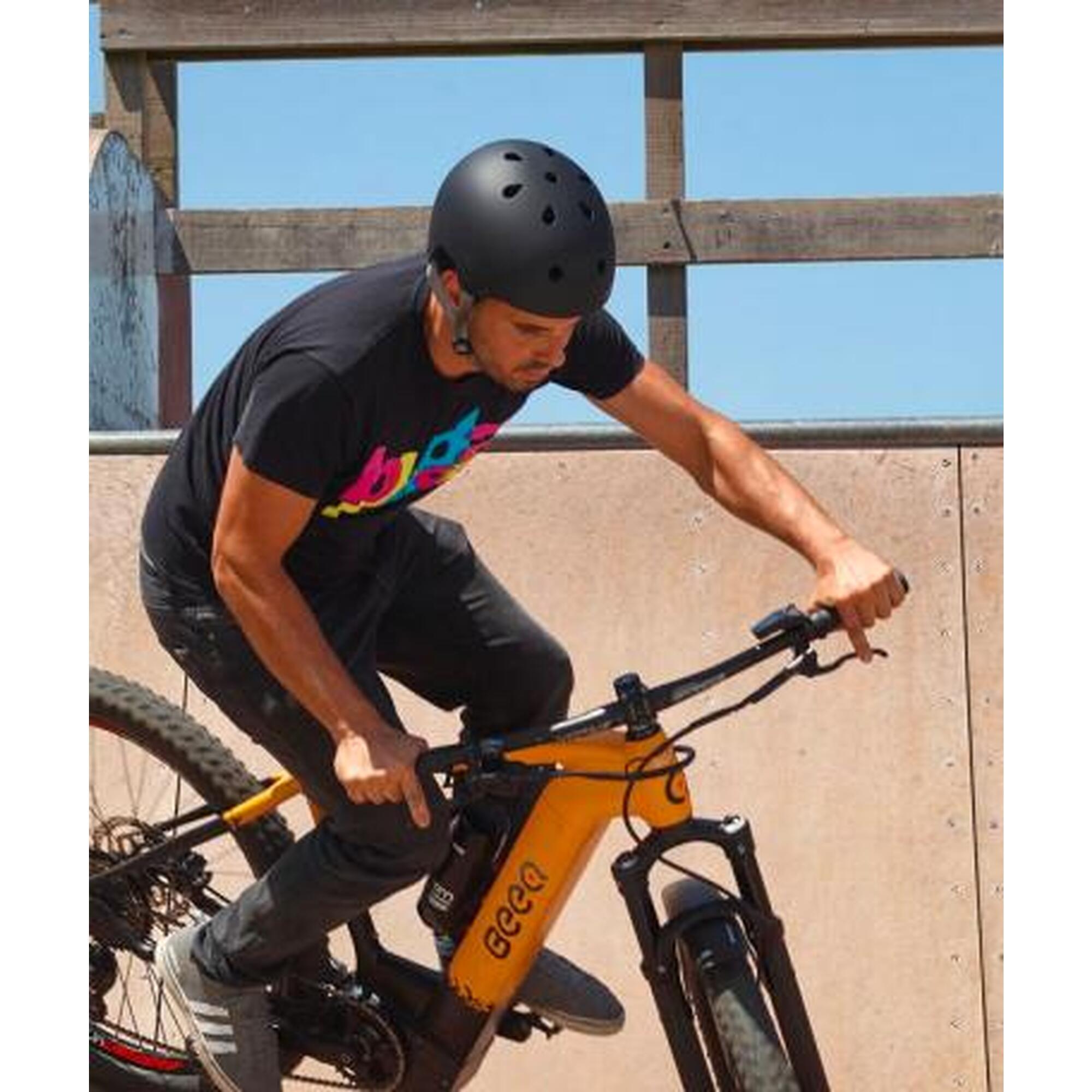 Městská přilba Polisport URBAN PRO – styl skate, černá