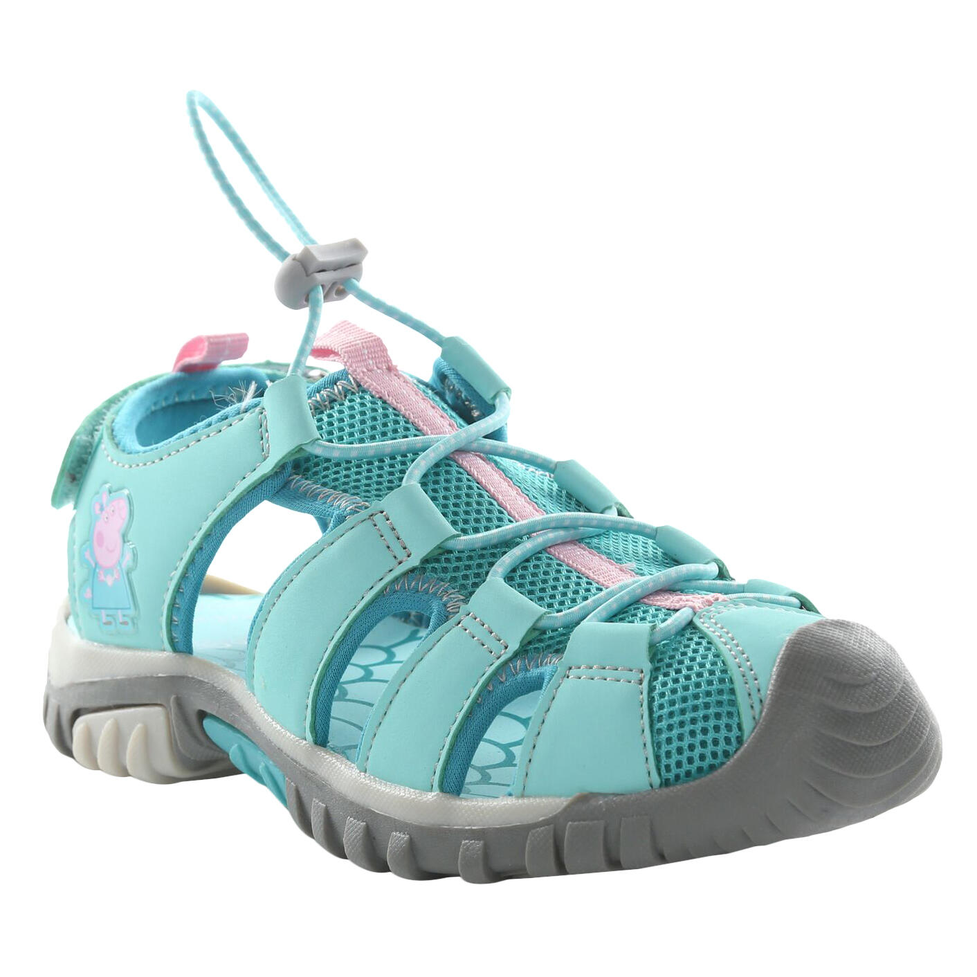 REGATTA Childrens/Kids Peppa Pig Sandals (Aruba Blue/Atlantis)