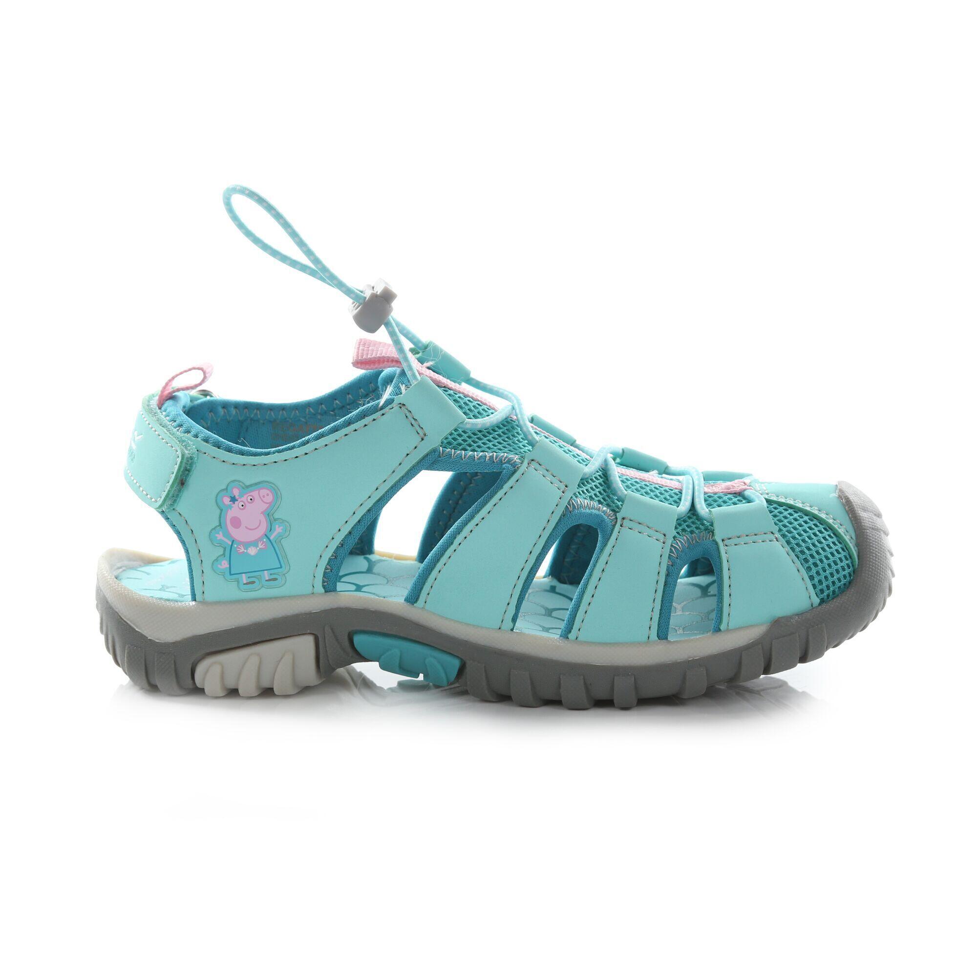 Childrens/Kids Peppa Pig Sandals (Aruba Blue/Atlantis) 3/5