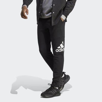 Essentials french terry tapered cuff logo broek