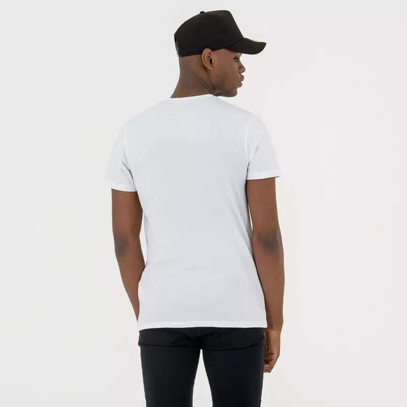 T-Shirt NBA Brooklyn nets New Era Team logo Blanc pour Homme 4/6