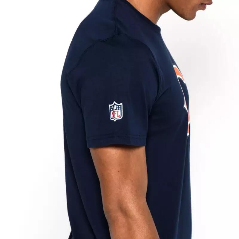T-Shirt NFL Chicago Bears New Era Team Logo Bleu marine 2/5