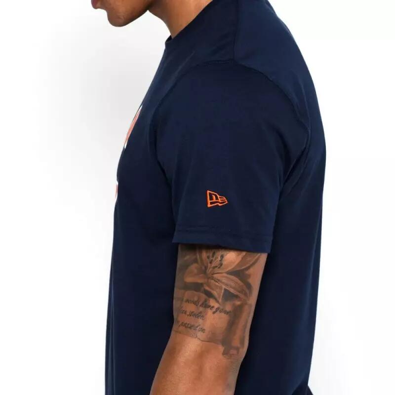 T-Shirt NFL Chicago Bears New Era Team Logo Bleu marine 3/5