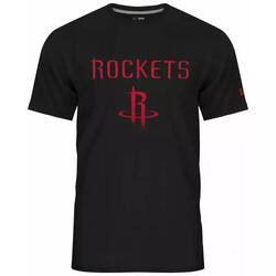 T-Shirt NBA Houston Rockets New Era team logo Noir pour Homme