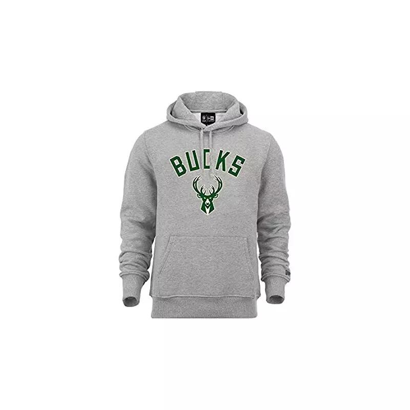 NEW ERA Sweat   capuche New Era  avec logo de l'équipe Milwaukee Bucks