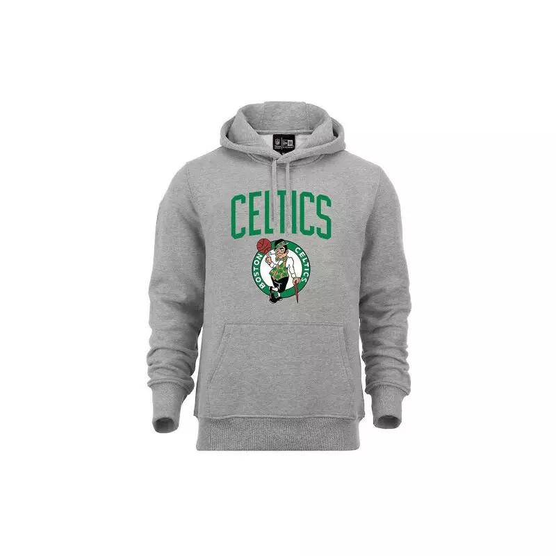 Sweat à capuche New Era avec logo de l'équipe Boston Celtics