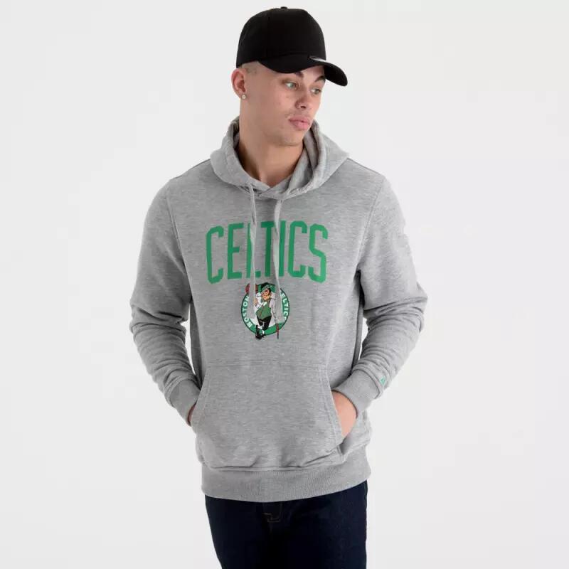 Casaco com capuz New Era com o logótipo da equipa Boston Celtics