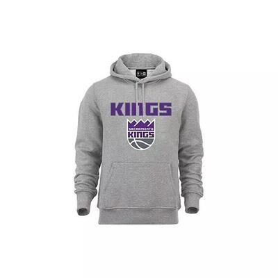 Felpa con cappuccio New Era logo team Sacramento Kings