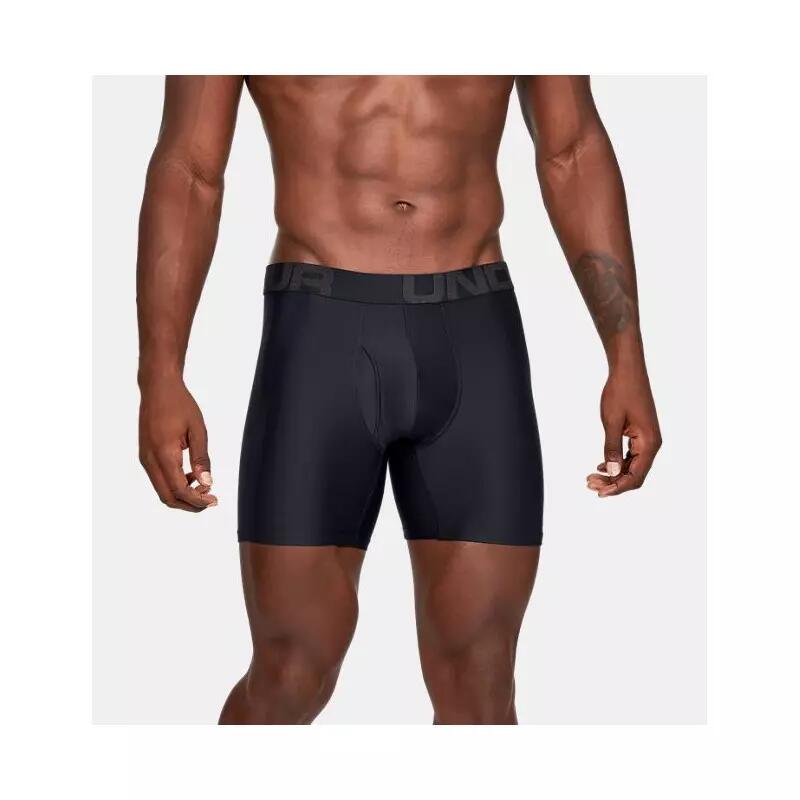 Férfi boxeralsó, Under Armour Charged Tech 6in 2 Pack, fekete