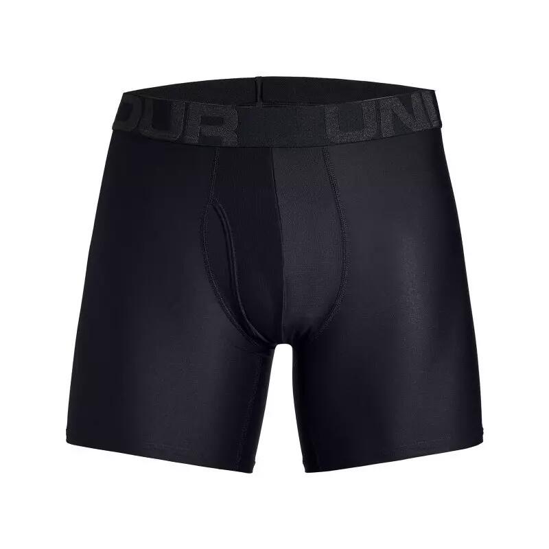 Férfi boxeralsó, Under Armour Charged Tech 6in 2 Pack, fekete