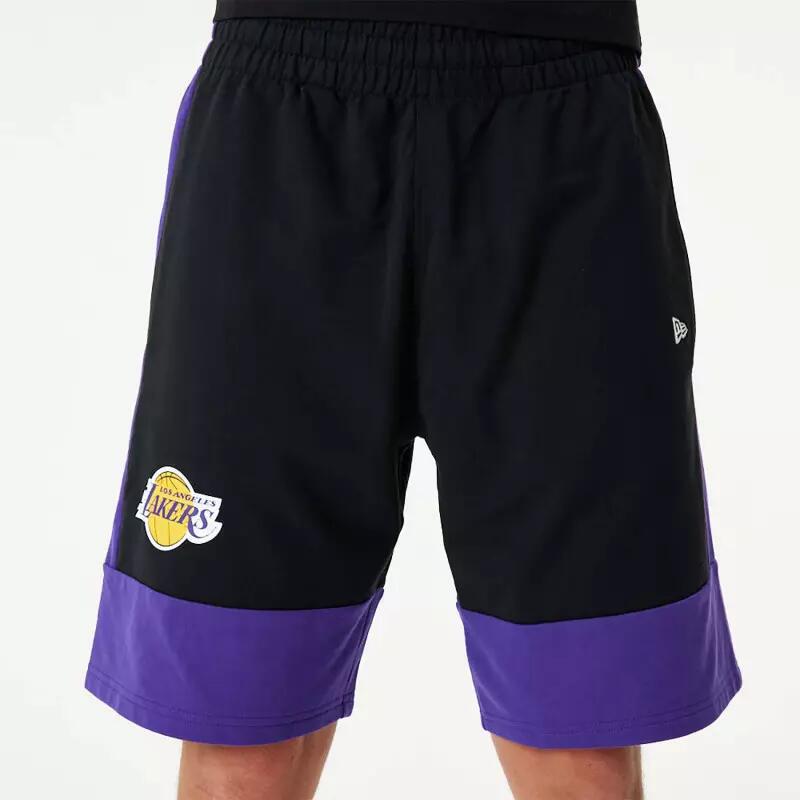 Pantalon short pour hommes New Era NBA Colour Block Short Lakers