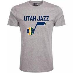 T-Shirt NBA Utah Jazz New Era Team logo Gris