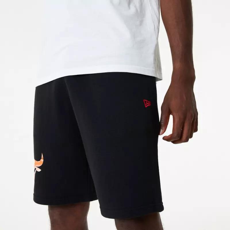 Short NBA Chicago Bulls New Era Sky Print Noir pour homme 2/3