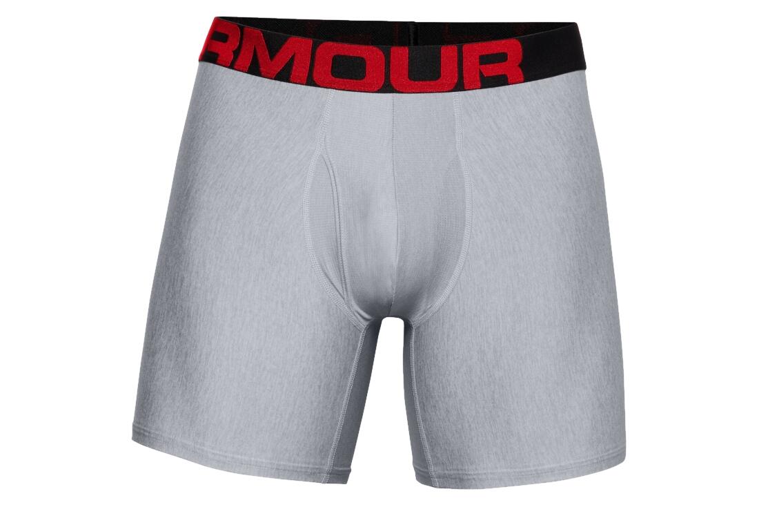 Cueca boxer para homens charged tech 6in 2 pack