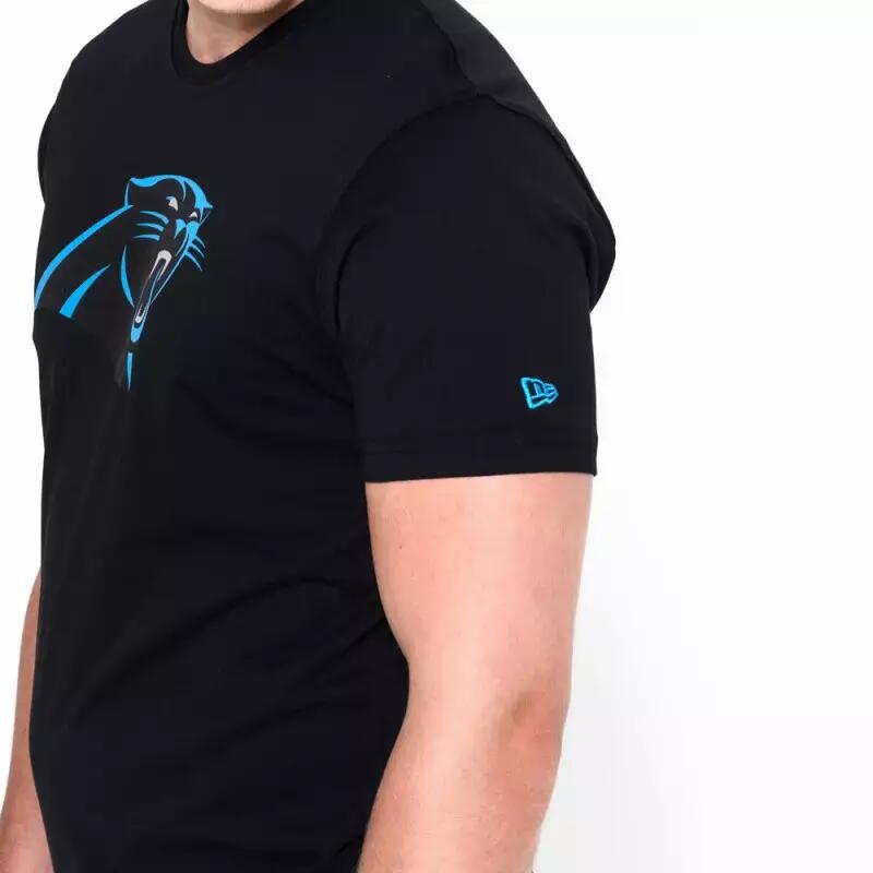 T-Shirt NFL Carolina Panthers New Era Team Logo Noir Pour Homme 3/5