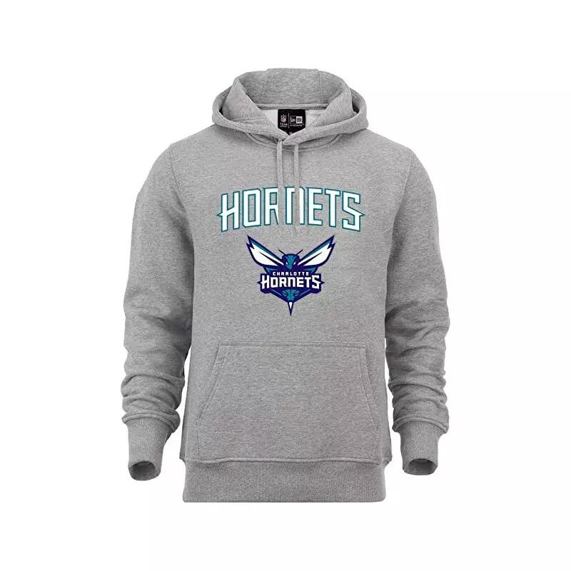 NEW ERA Sweat   capuche New Era  avec logo de l'équipe Charlotte Hornets