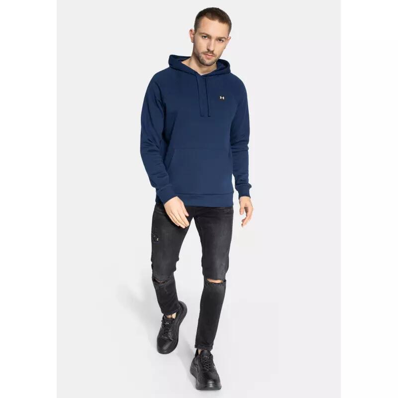 Sweat bleu homme Under Armour Rival Fleece Hoodie