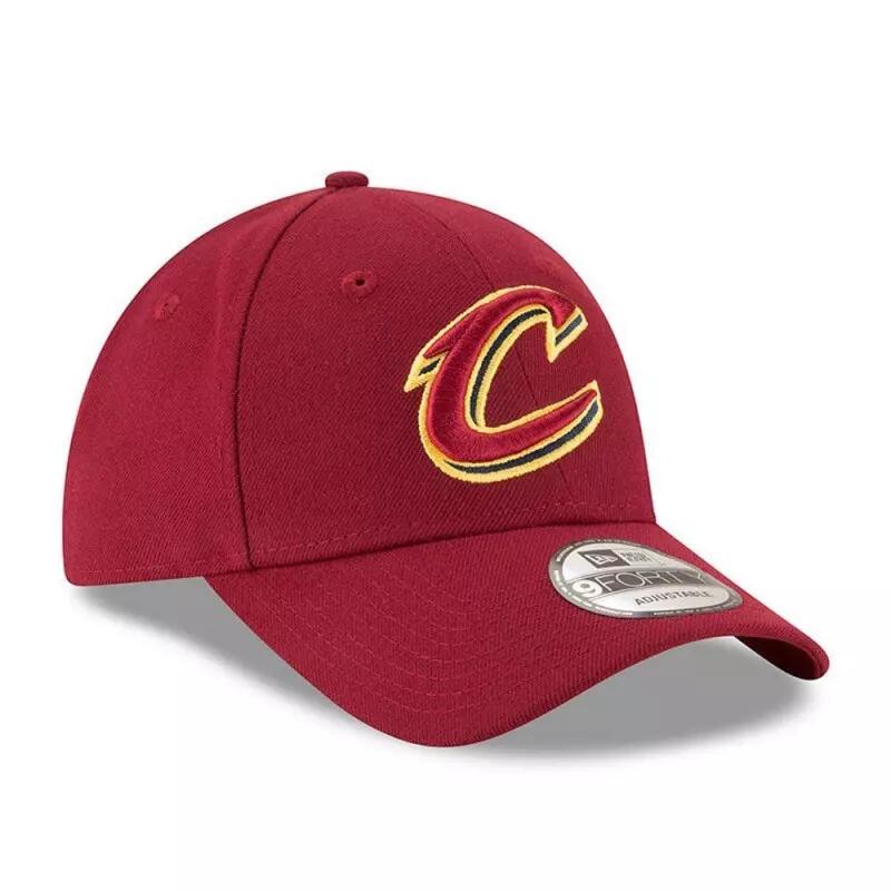 Casquette NBA Cleveland Cavaliers New Era The League Adjustable 9FORTY rouge 3/5