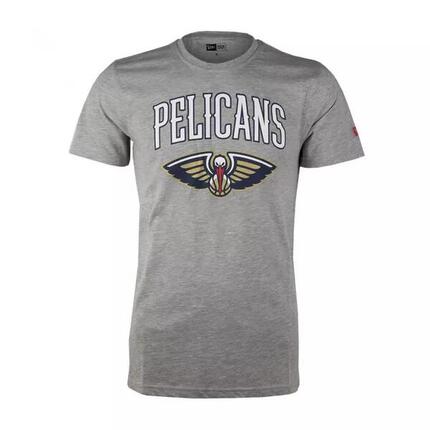 T-Shirt NBA New Orleans Pelicans New Era Team logo Gris pour Homme -New era