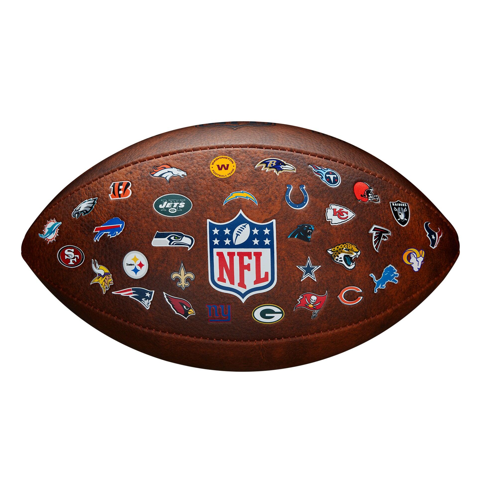 Wilson NFL 32 Team Logo American Football 3/4
