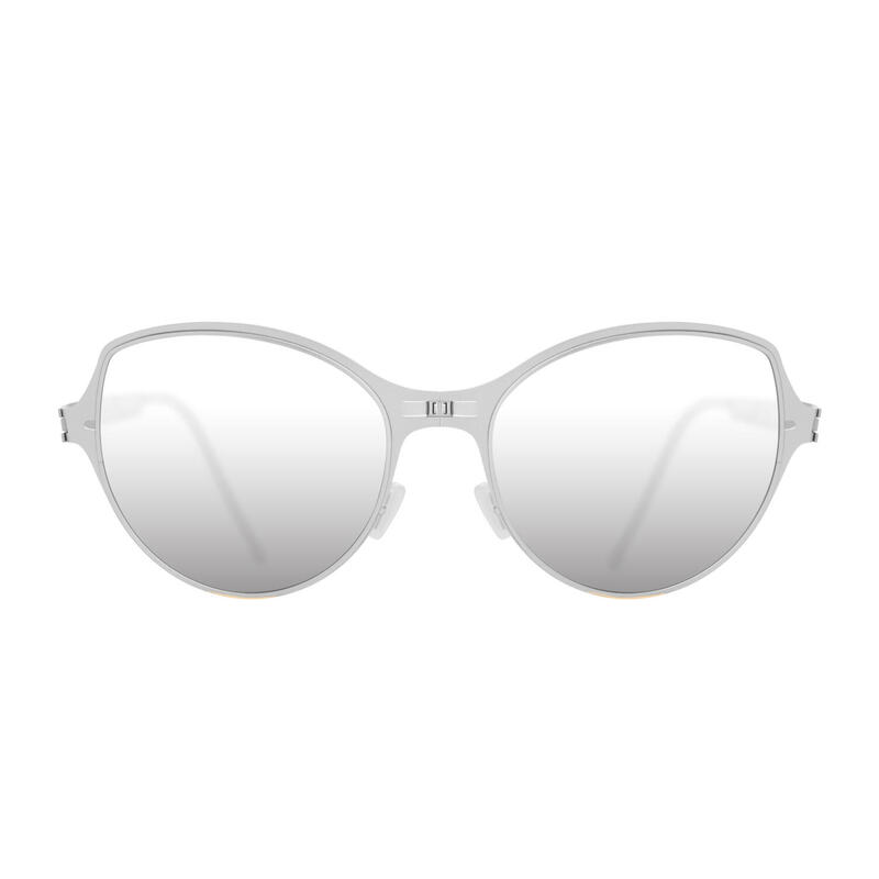 Diva 8102 Adult Unisex Foldable Sunglasses - Silver