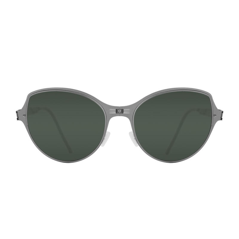 Diva 8102 Adult Unisex Foldable Sunglasses - Grey/Green